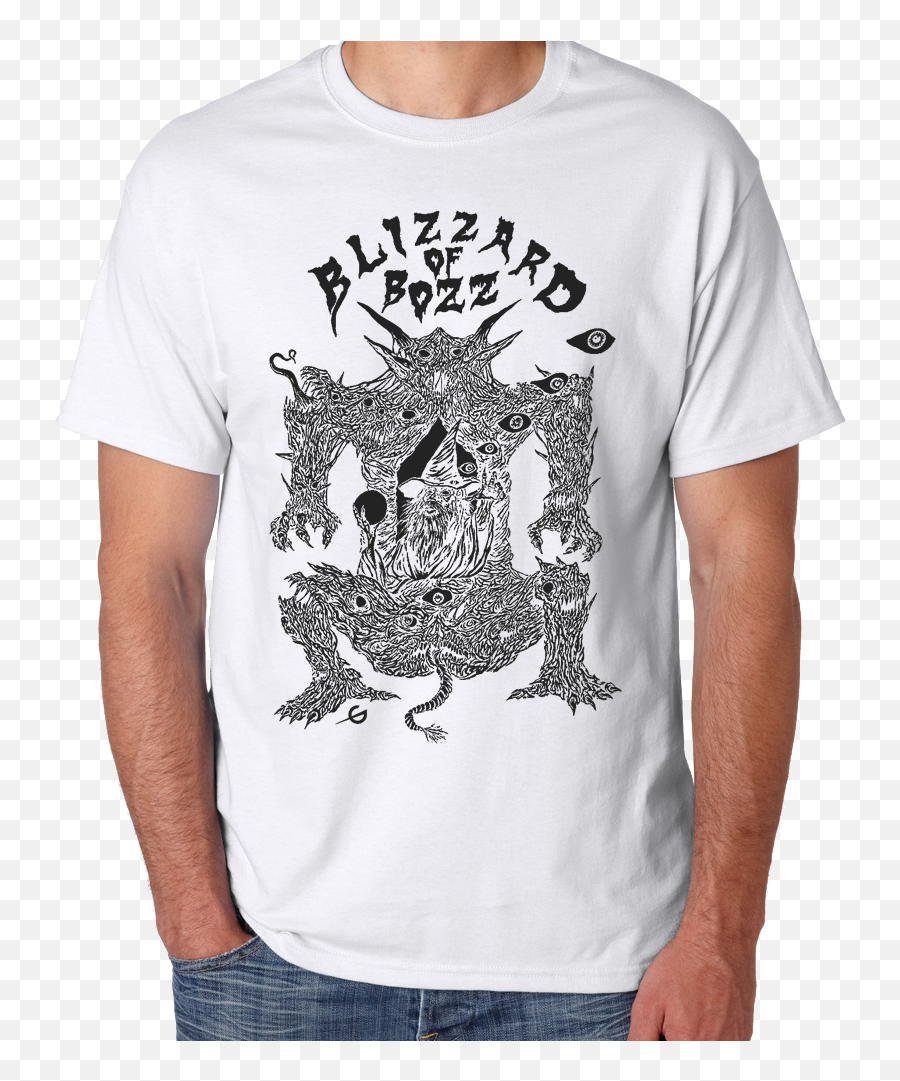 Blizzard Of Bozz T - Shirt White Har Har Mahadev Tshirt Png,Despised Icon Official