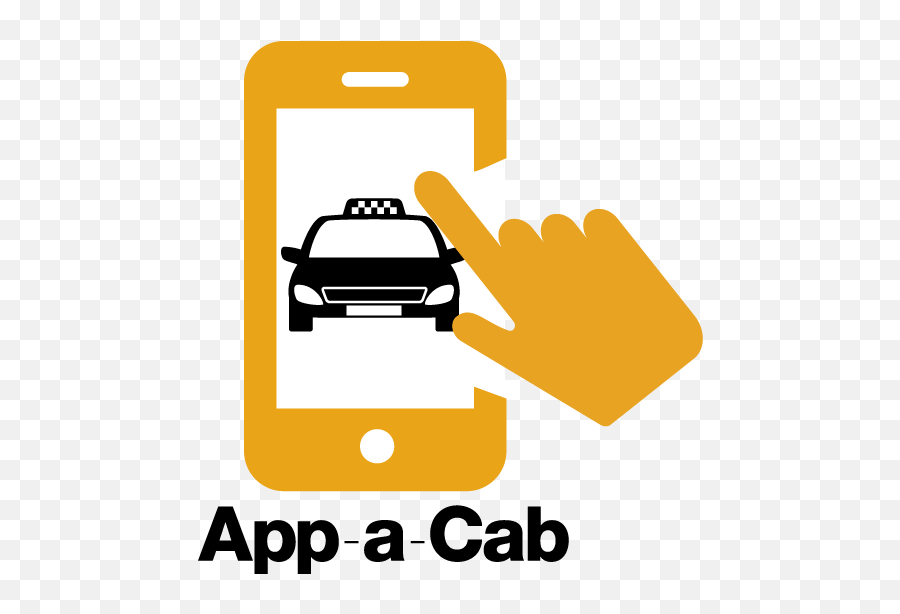 App A Cab - Book A Ride Icon Full Size Png Download Seekpng Black And Yellow Taxi Logo,Taxi Icon Png