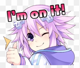 Nep - Stickers Neptune Telegram stickers Hyperdimension Neptunia png