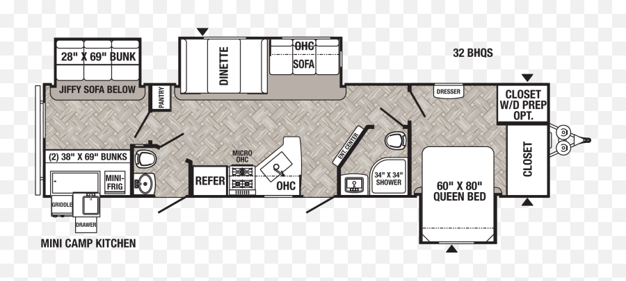 2022 Palomino Puma 32bhqs Bunkhouse Travel Trailer - 2021 Puma 32bhqs Png,Puma Icon