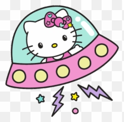 Hello Kitty Sticker - Ufo Discover u0026 Share GIFs png