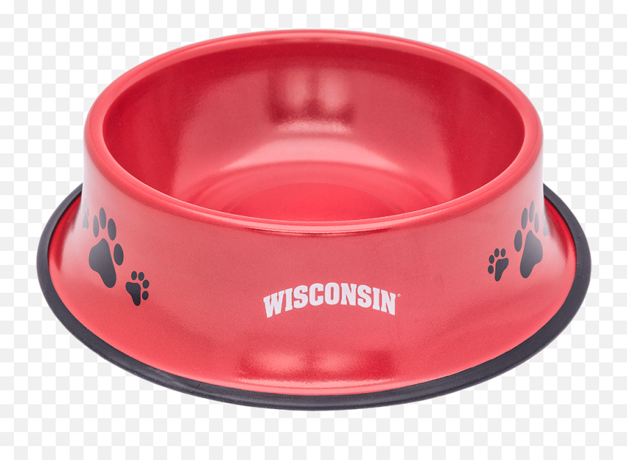 Neil Enterprises Inc Wisconsin Metal Pet Bowl Red - Wisconsin Badgers Png,Dog Bowl Png