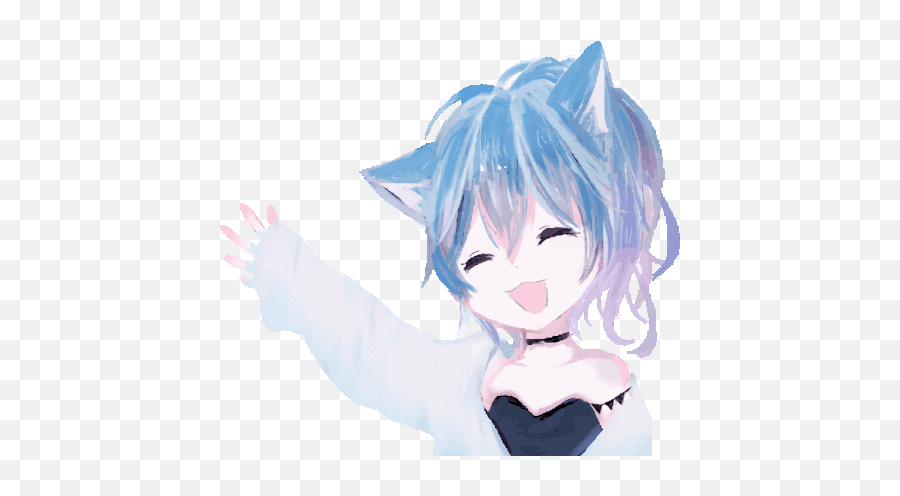 Marikoneko Sticker - Marikoneko Discover U0026 Share Gifs Cat Girl Gif Transparent Png,Kaito Momota Icon