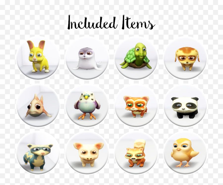 Miguel Creations Ts4 Plush Pets - Sims 4 Cc Plush Png,Sims 4 Cc Icon ...