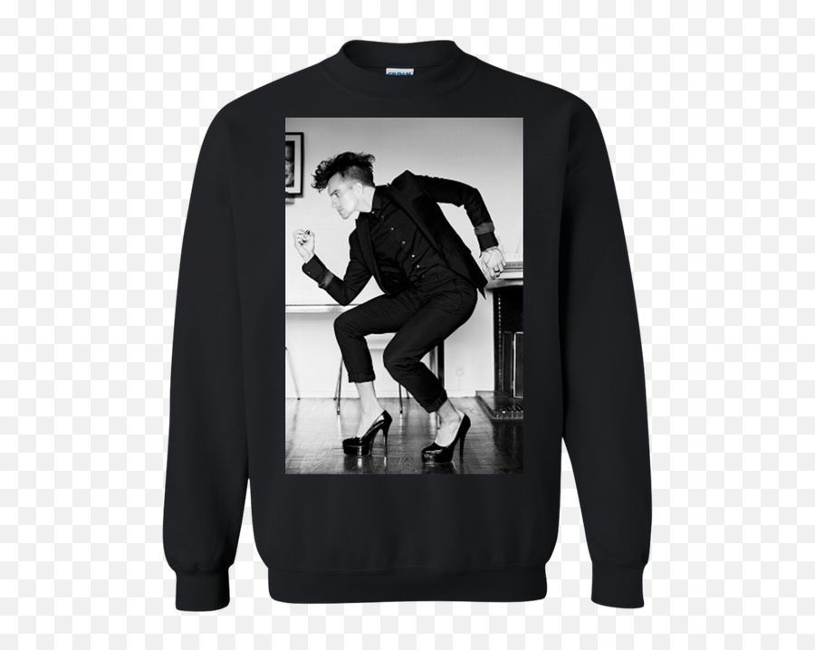 Brendon Urie Shirts Graphic Sweatshirt Cotton Tshirt - Calvin And Hobbes Christmas Sweater Png,Brendon Urie Png