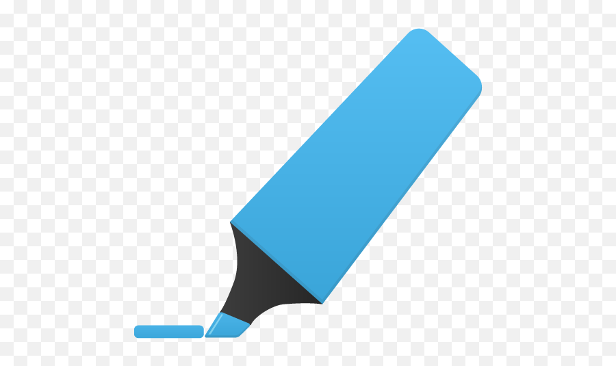 Blue Highlighter Icon Png