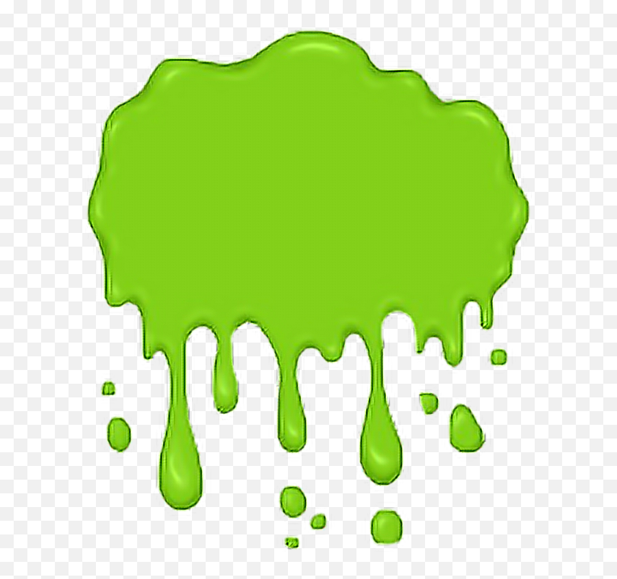 Scgreen Green Slime Lime Sludge Sticker - Green Slime Transparent Background Png,Green Slime Png
