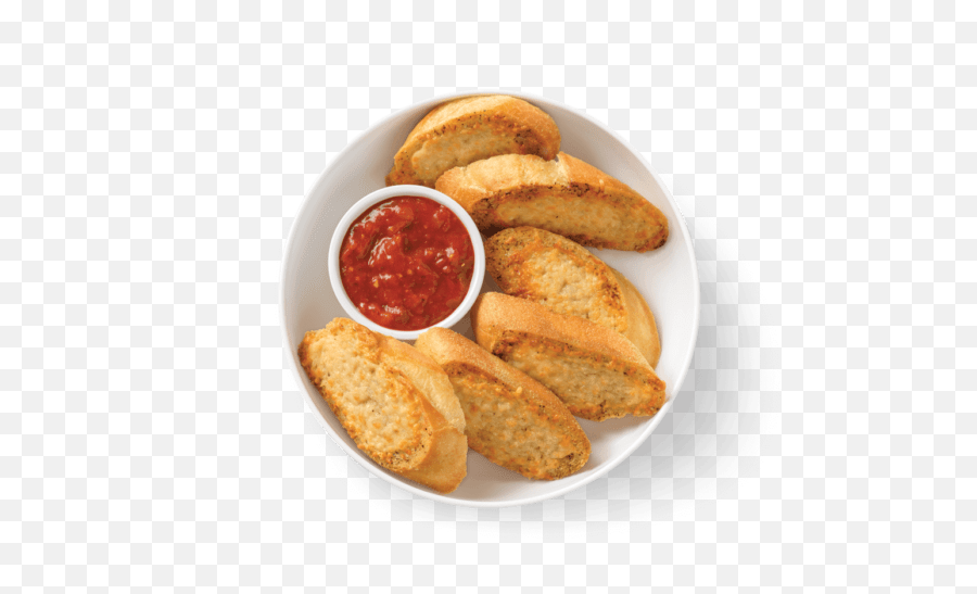 Download Hd Cheesy Garlic Bread - Noodles And Company Petite Snacks Top View Png,Baguette Png