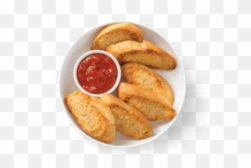 Download Hd Cheesy Garlic Bread - Noodles And Company Petite Snacks Top View Png,Baguette Png