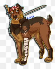 A Pirate Flag And An Island Girl U2014 Weasyl - Cartoon Png,Pirate Flag Png