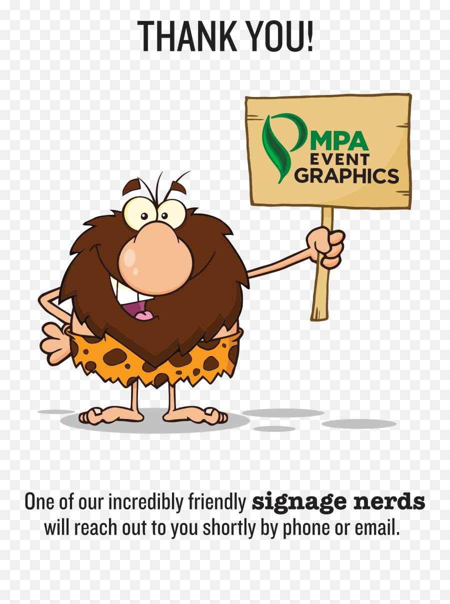 Download Mpa Order Thank You - Caveman Cartoon Spear Full Cartoon Cavemen Png,Caveman Png