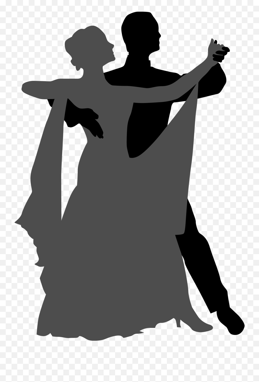 Download And Square For Ballroom Dancing Dance Men Clipart - Waltz Silhouette Dancing Couple Png,Dance Png