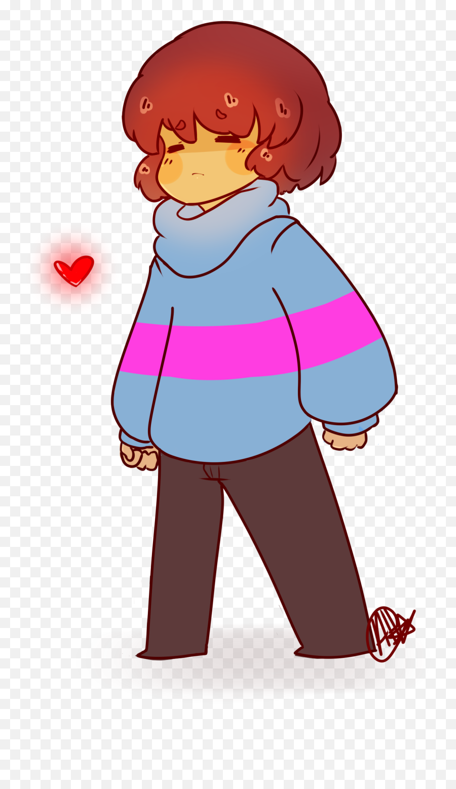 Frisk Undertale Fan Art - Undertale Frisk Png,Frisk Png