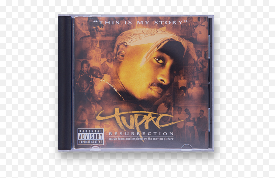 Resurrection Cd - 2pac Starin Through My Rearview Png,2pac Png