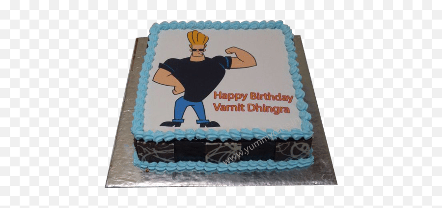 Johnny Bravo Birthday Cake Online - Johnny Bravo Cake Design Png,Johnny Bravo Png