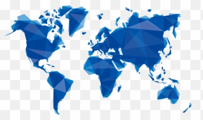 World Map Globe Silhouette - png