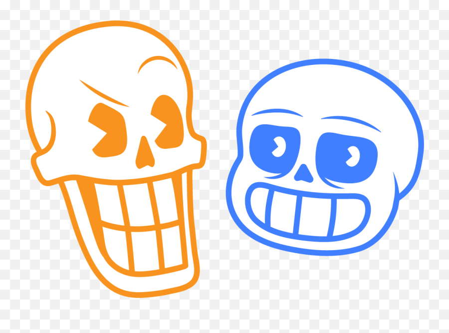 Some Vector Art Of Sans And Papyrus I Made A Little While Skull Png Undertale Logo Png Free Transparent Png Images Pngaaa Com