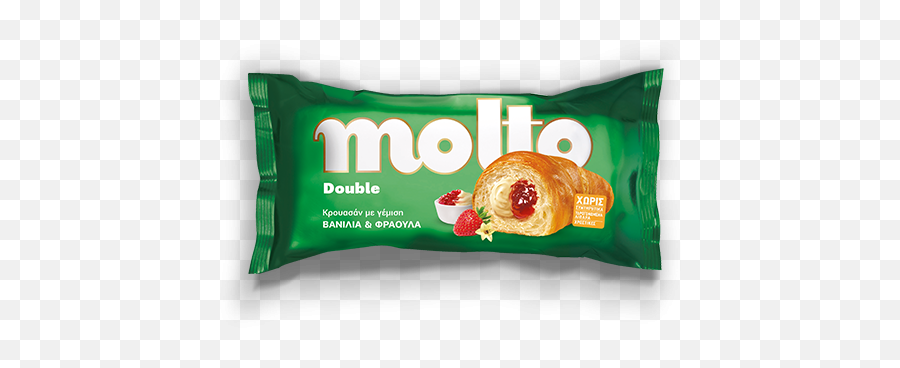 Croissant Vanilla And Strawberry Molto 110g - Convenience Food Png,Croissant Transparent