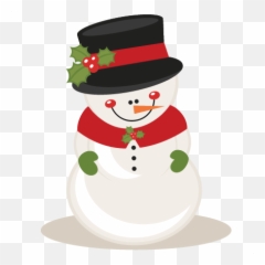 Cute Snowman Png Picture 560250 - Cute Christmas Snowman Clipart,Snow Man Png