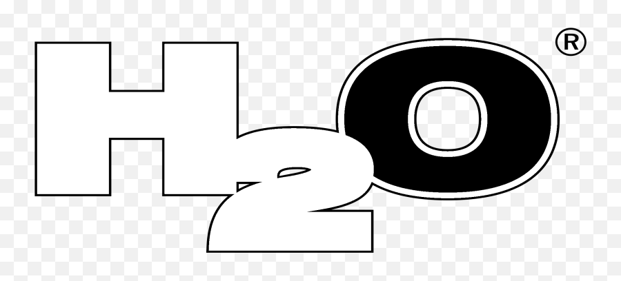 Download H2o Logo Black And White - Circle Png Image With No Circle,White Circle Transparent Background