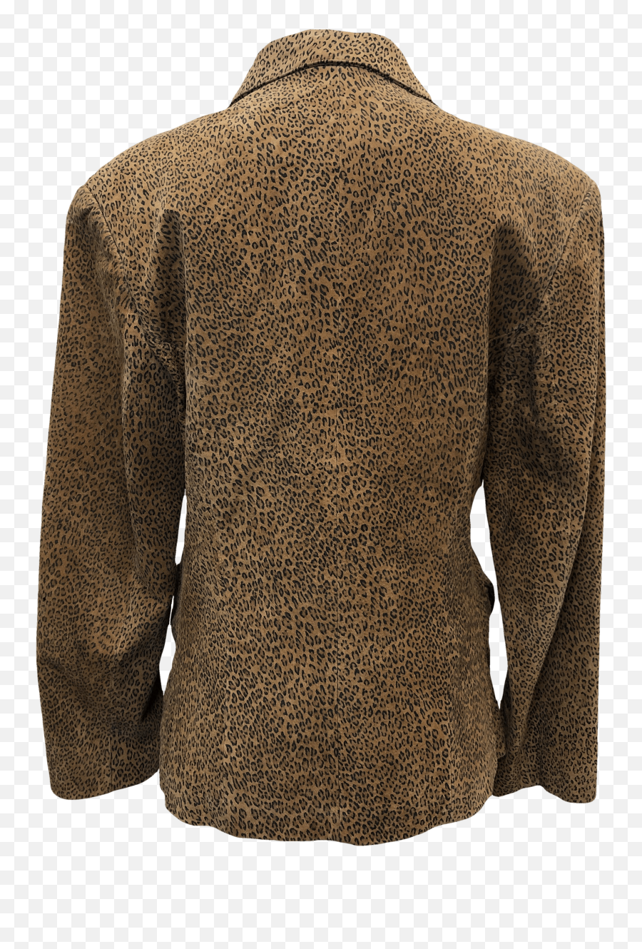 90u0027s Suede Leopard Print Blazer By The Limited - Woolen Png,Leopard Print Png
