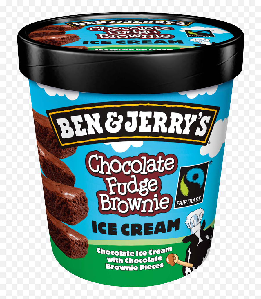 Download Hd Ben U0026 Jerryu0027s Chocolate Fudge Brownie Ice Cream - Transparent Ben Png,Ice Cream Transparent Background
