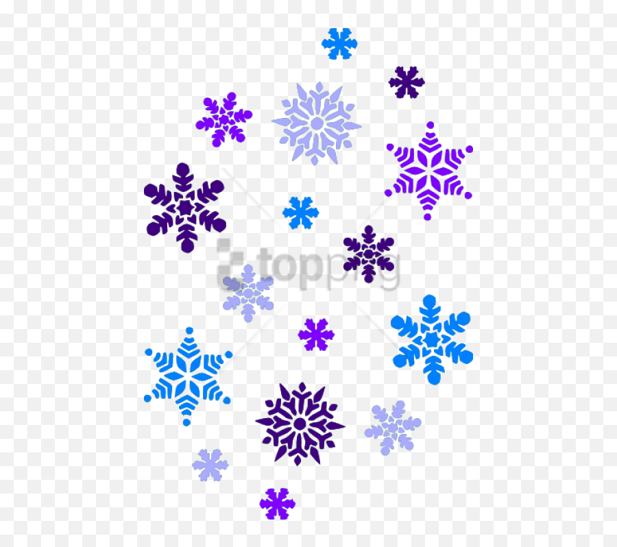 Download Free Png Falling Snowflake Images - Snowflakes Clipart,Free Snowflake Png