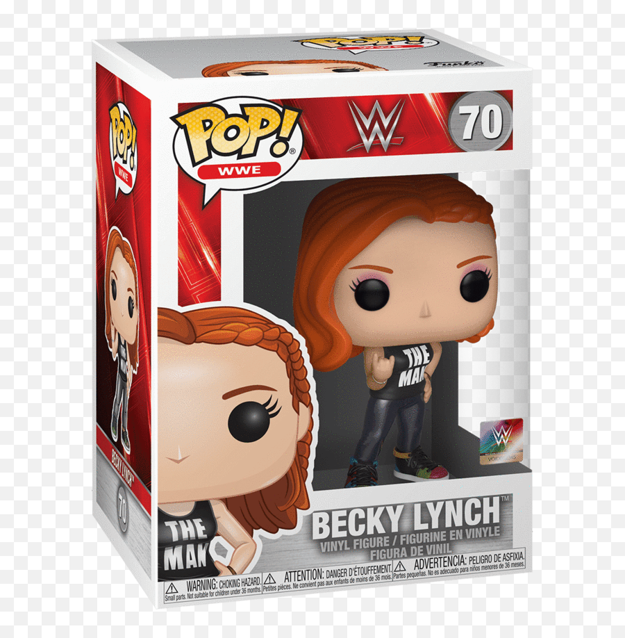 Funko Pop Wwe Becky Lynch The Man 70 Amazon Exclusive W Sticker Buy Sell Trade - Becky Lynch The Man Funko Pop Png,Becky Lynch Png