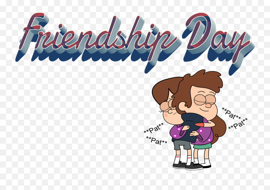 Free Png Happy Friendship Day - Mabel And Dipper Hug,Friends Clipart Png