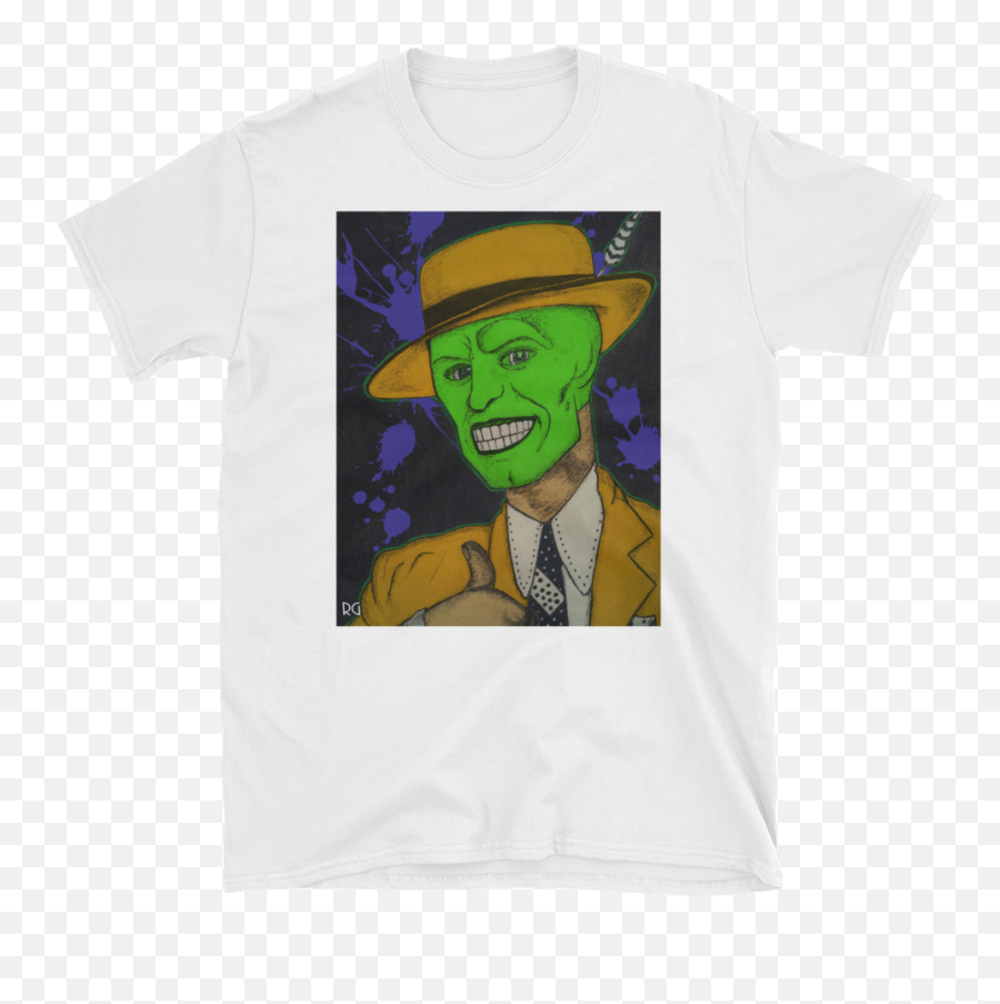 The Mask Jim Carrey Short - Sleeve Unisex Tshirt In 2019 Cartoon Png,Jim Carrey Png