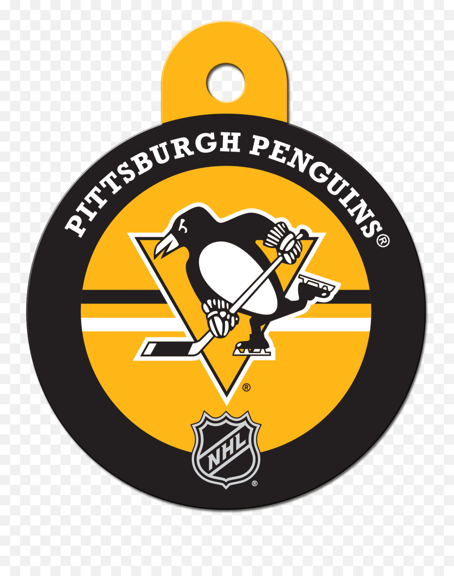 Quick - Tag Pittsburgh Penguins Nhl Personalized Engraved Pet Id Tag 1 14 Pittsburgh Penguins Png,Pittsburgh Penguins Png