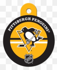Quick - Tag Pittsburgh Penguins Nhl Personalized Engraved Pet Id Tag 1 14 Pittsburgh Penguins Png,Pittsburgh Penguins Png