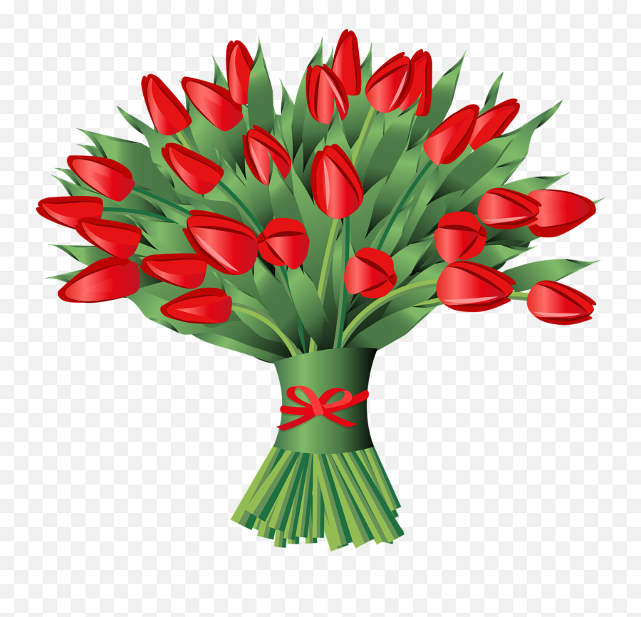 Tulip Tulips Bouquet Greetings - Free Vector Graphic On Pixabay Lovely Png,Tulips Png