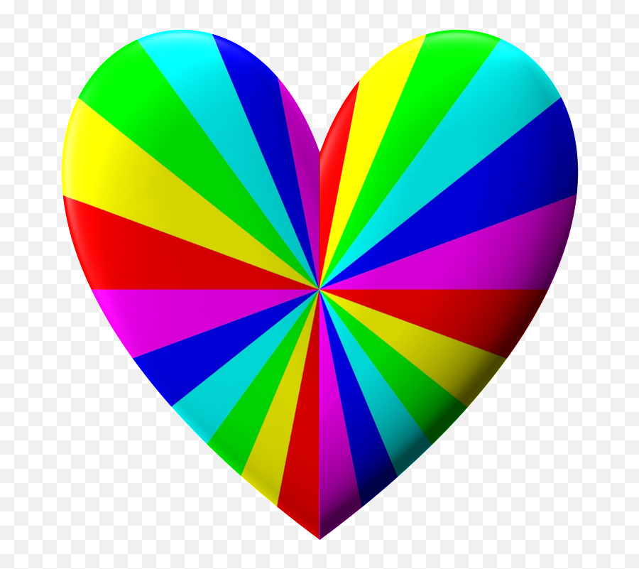 Free Photo 3d Rainbow Heart Romance Love Valentine - Max Pixel Coeur Arc En Ciel Png,Rainbow Heart Png
