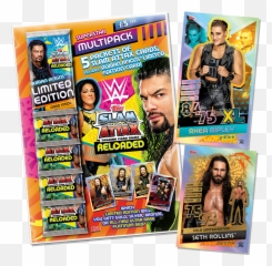 Multi - Pack With Reah Ripley Xl And Seth Rollins Gold Limited Edition Card Png,Seth Rollins Png