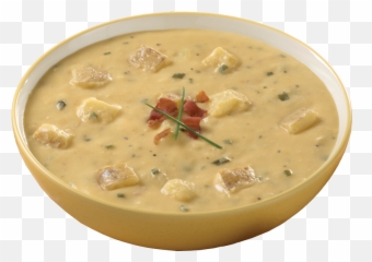 Download Hd Clam Chowder Soup Png Clip Art Free - Soups Does Honey Baked Have,Soup Png
