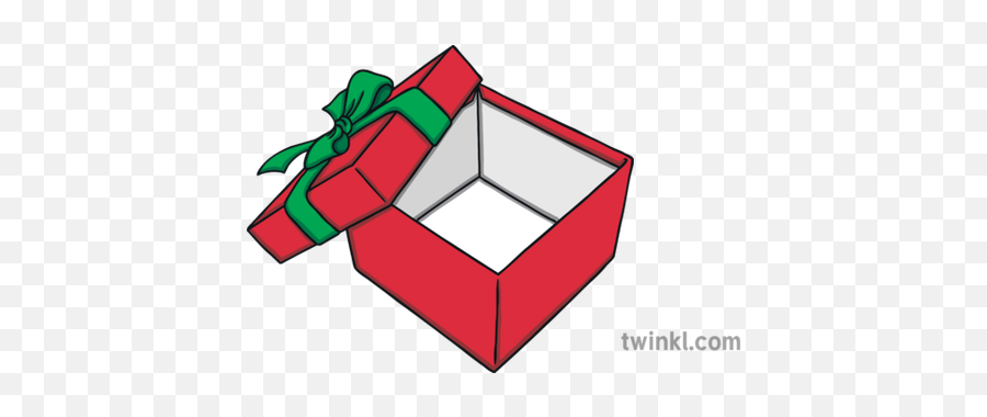 Empty Gift Box Illustration - Twinkl Empty Gift Illustration Png,Gift Box Png