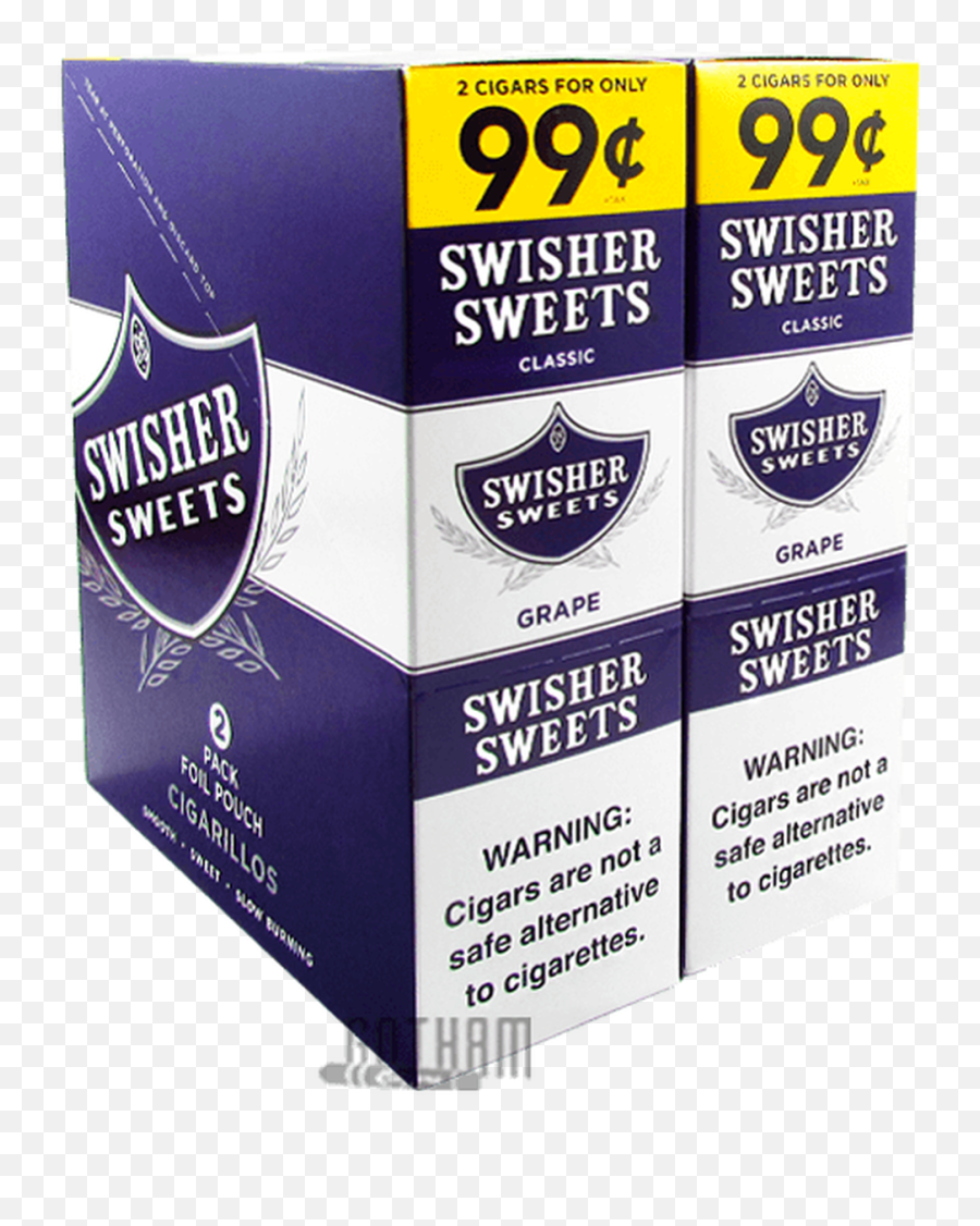 Swisher Sweets Cigarillos Grape - Box Grape Swisher Sweets Png,Swisher Sweets Logo