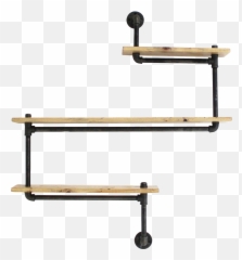 Pin - Pipe Furniture Diy Png,Shelf Png
