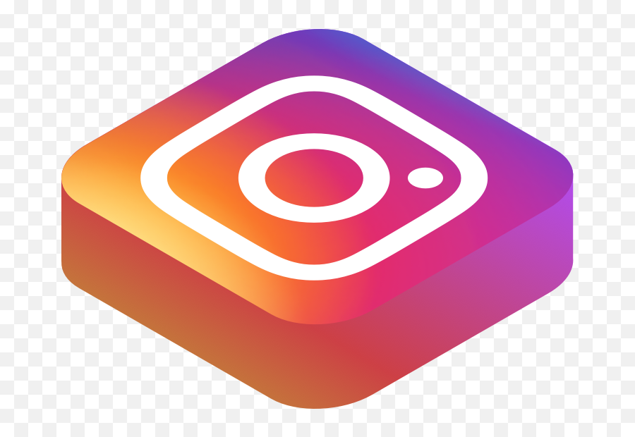 Advertising - Isometric Instagram Logo Png,Follow Us On Instagram Logo
