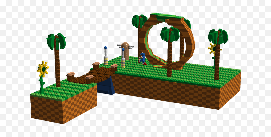 Lego Ideas - Sonic The Hedgehog Green Hill Zone Green Hill Zone Png,Lego Dimensions Logo