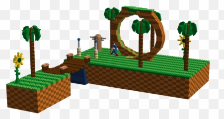 Lego Ideas - Sonic the Hedgehog Green Hill Zone Png