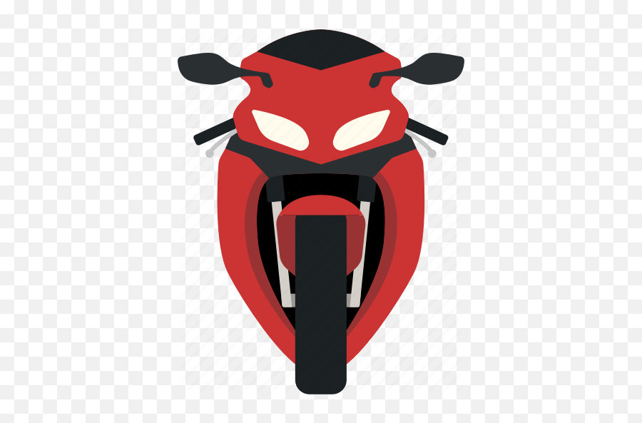 Bike Flat Motorbike Motorcycle Silhouette Transport Transportation Icon - Download On Iconfinder Free Red Colour Motorbike Icon Download Png,Motorcycle Silhouette Png