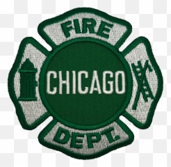 Chicago Fire Department Maltese Patch - Chicago Fire Department Patch Png,Chicago Fire Department Logo