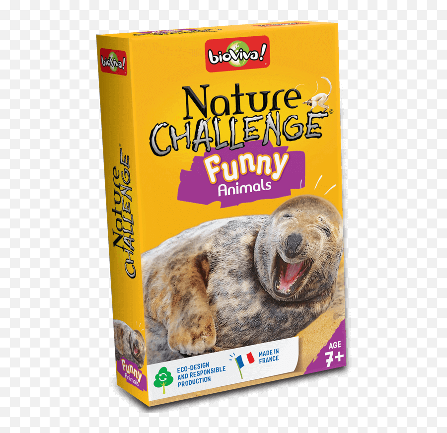 Nature Challenge - Funny Animals Bioviva 200554 Animaux Rigolos Nature Challenges Funny Animals Card Game Png,Funny Dog Png