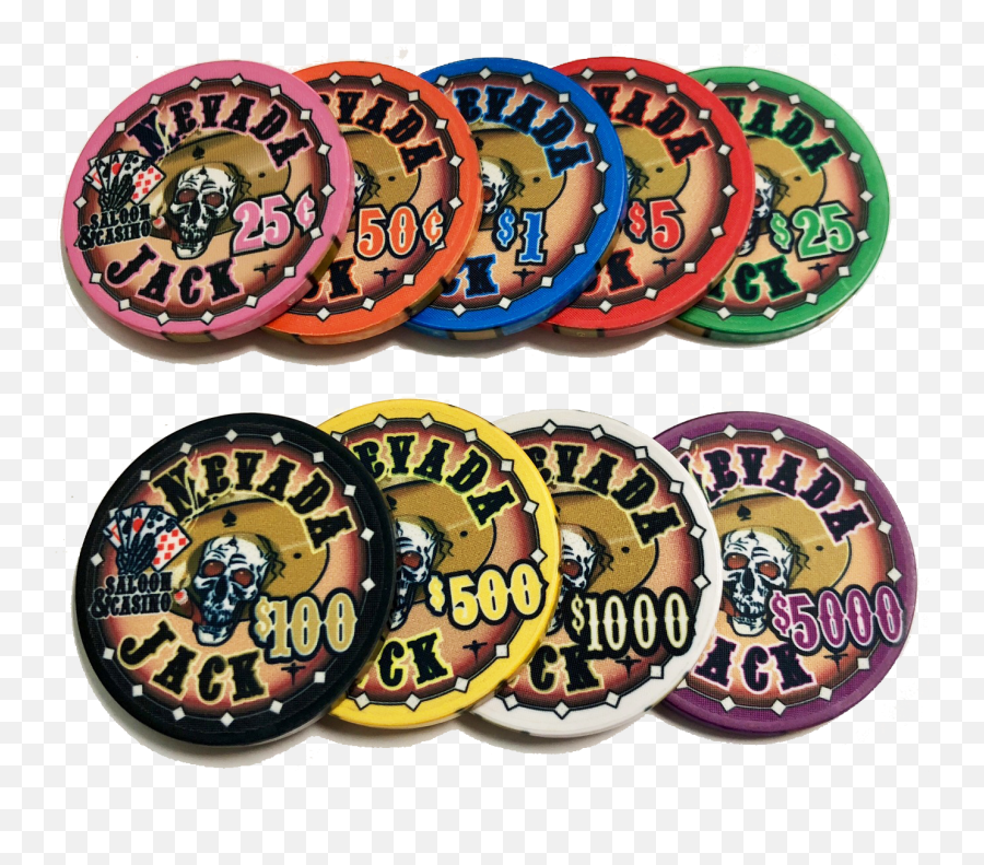 Nevada Jacks Casino Ceramic Poker Chips Sample Set 9 New - Nevada Jacks Poker Chips Png,Datos No Estructurados Icon