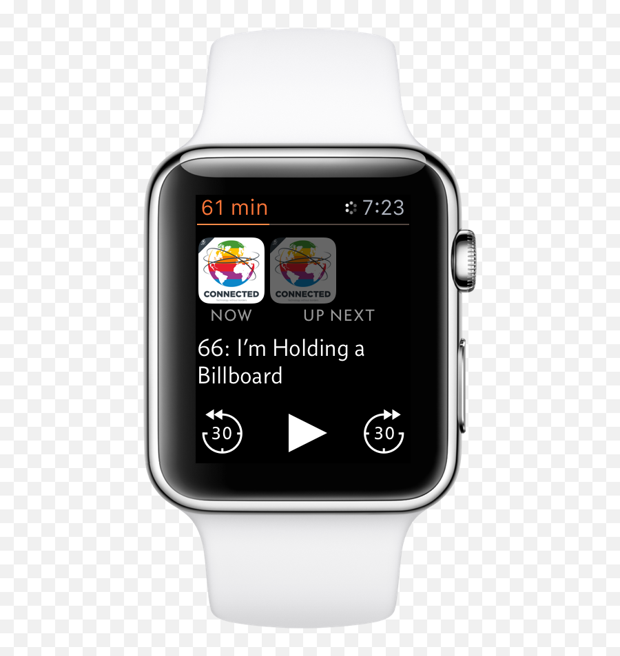 Overcast Is The Best Podcast App For Apple Watch Watchaware - Siri On Apple Watch Png,Overcast Icon