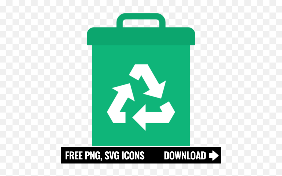Free Recycle Bin Icon Symbol Png Svg Download - Blue Call Icon Png,Recycle Icon Vector Free
