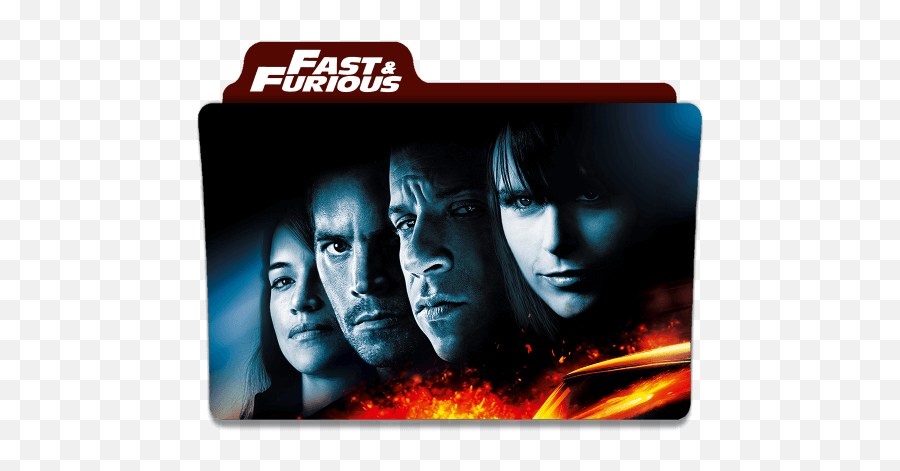 The Fast And Furious 4 Folder Icon - Designbust Fast And Furious Folder Icon Png,Fold Icon