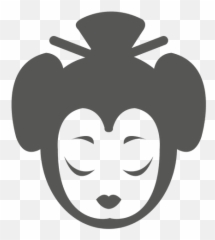 Geisha Face Icon Silhouette Transparent Png U0026 Svg Vector